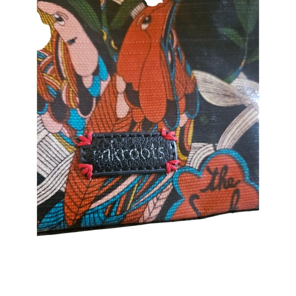 Sakroots Crossbody Bag Colorful Bird Nature Peace Happy Art Print - Picture 4 of 6